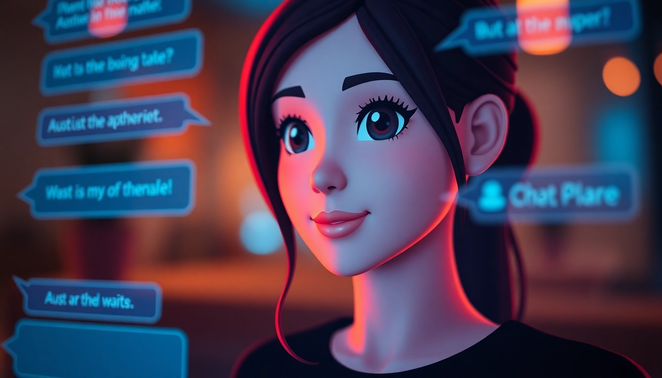 Engaging nsfw ai chat scene featuring a realistic AI girlfriend with expressive features and intimate messaging interface for immersive experience.