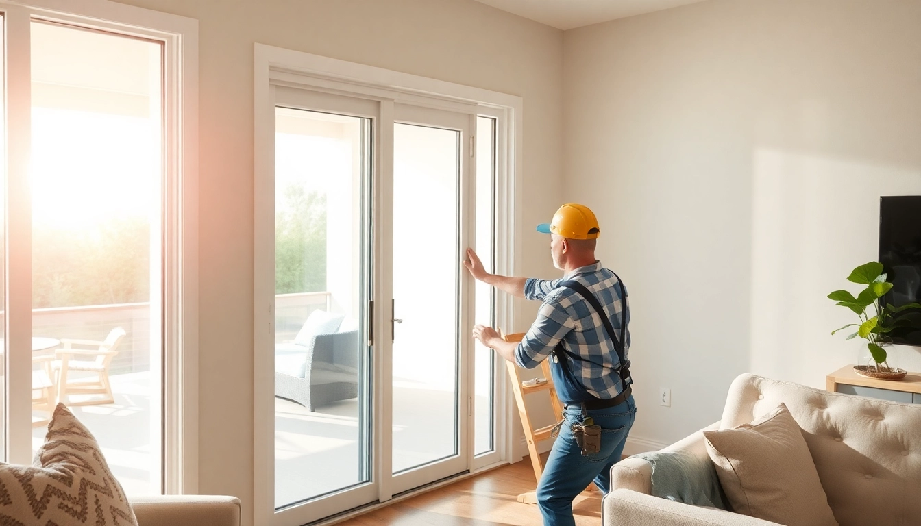 Replace a sliding glass door: homeowner guides a precise, professional installation.